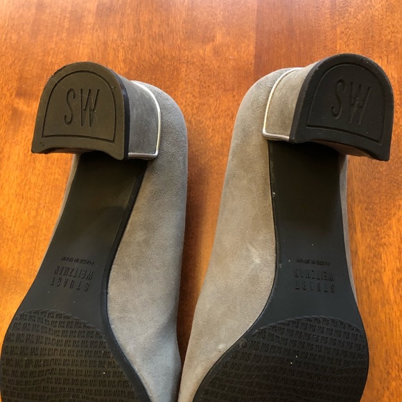 Stuart Weitzman Gray Suede pumps. Size 7.5 - Picture 5 of 7
